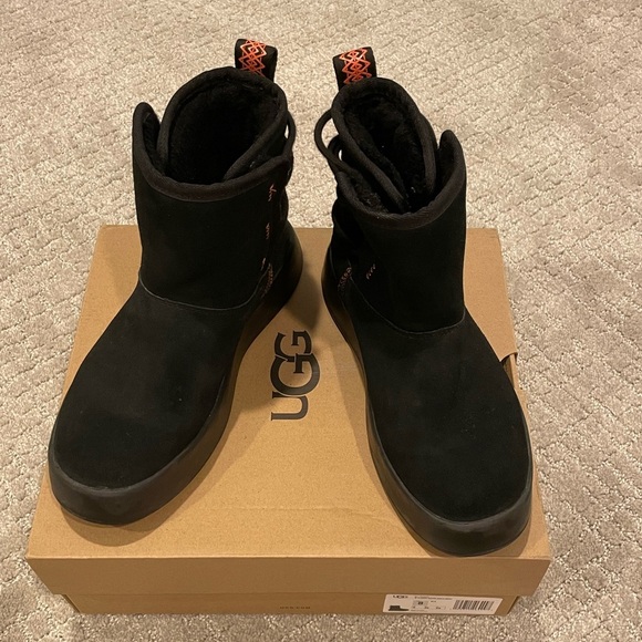 UGG Women’s Classic Boom Ankle Boot In Black